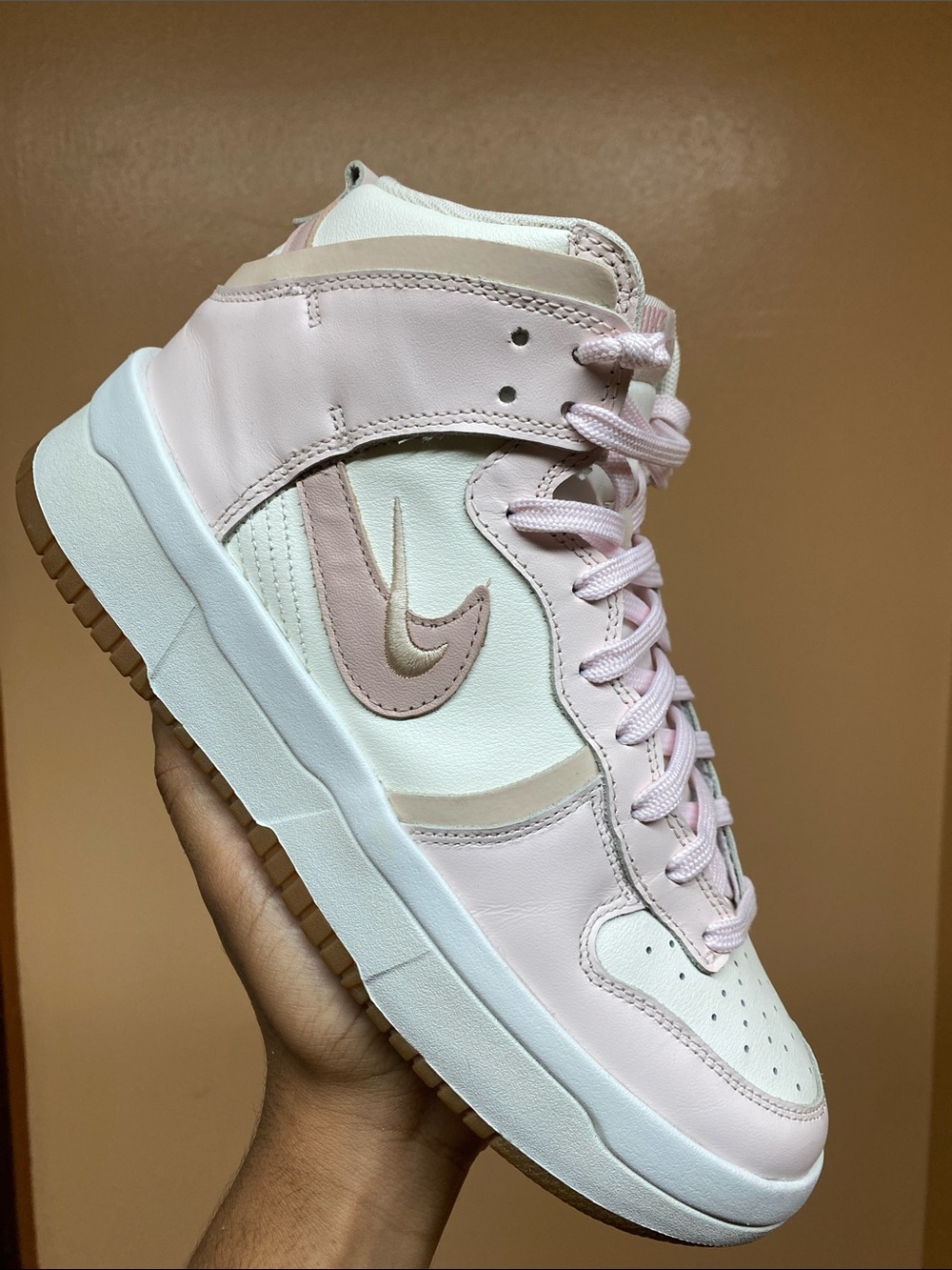 Nike Dunk High Up Rebel “Pink Oxford” Size 9.5 DH3718-102 - Picture 8 of 16
